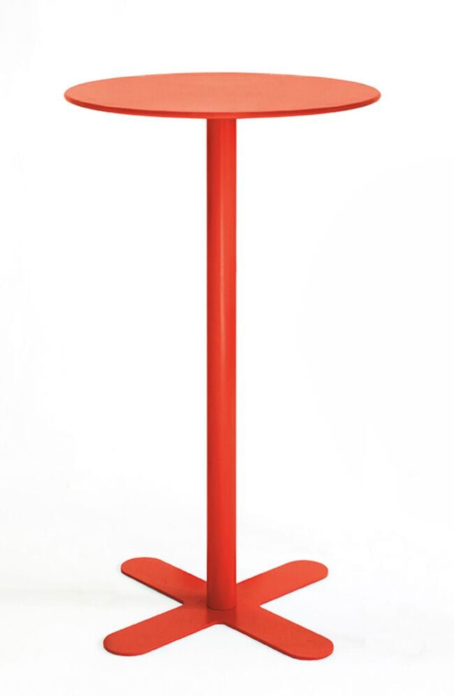 Высокий круглый садовый стол из оцинкованной стали iSimar Антиб ARCH-00108569 - Вид №12