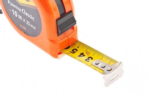 Рулетка Classic 10мх25мм, пластиковый корпус Sparta 1632 - Вид №1