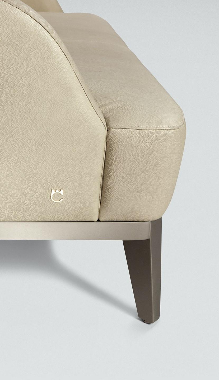 Paolo Castelli Диван из нубука Venice sun-id-1373745 - Вид №3