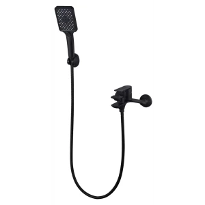 Смеситель для ванны ALTINI Shine черный матовый с лейкой 89396457