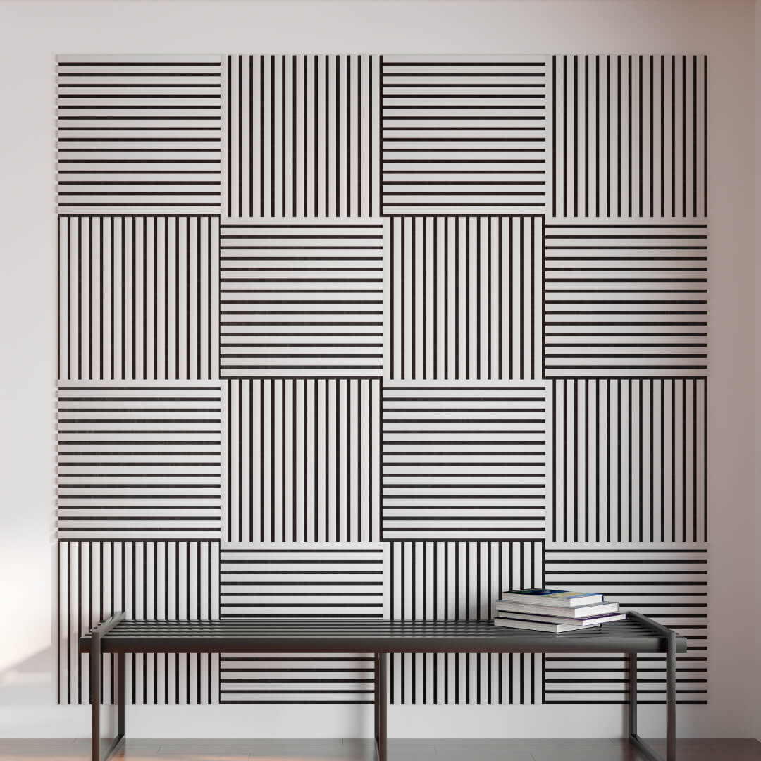 Панель Стеновая Акустическая Stella Comfort Standart Белый 600х600х9 (уп.1шт.) STSR-25 - Вид №1