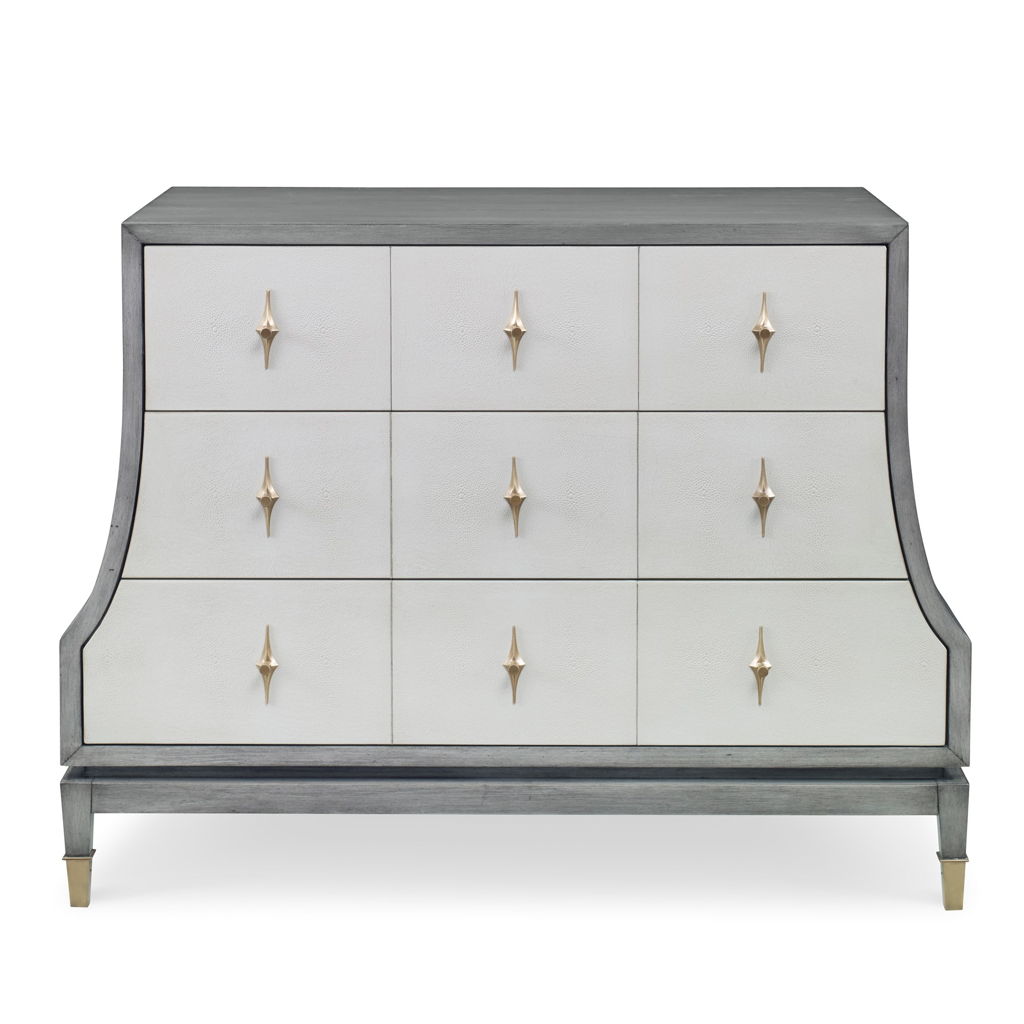 Тумбочка 02293-830-010 Tapered Chest - Ash Grey / Linen Ambella  - Вид №2