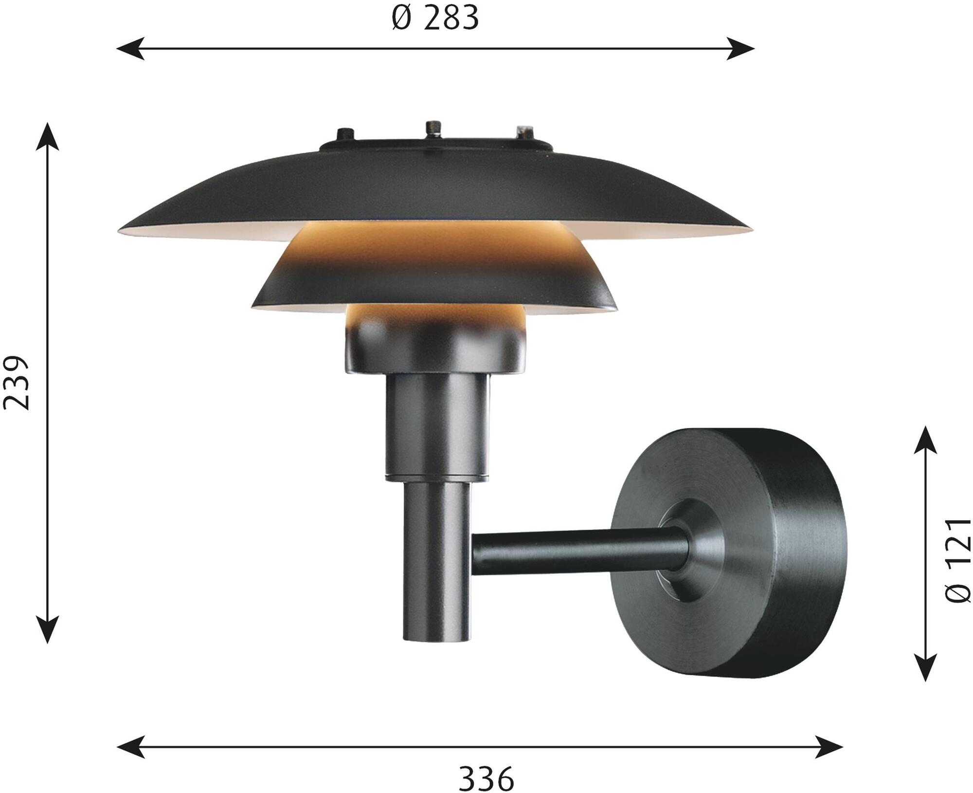 Louis Poulsen Бра для наружного освещения из нержавеющей стали и стекла Ph sun-id-1477044 - Вид №7