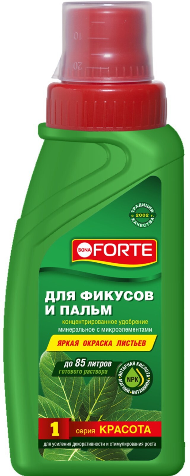 91083064 Удобрение для пальм и фикусов Bona Forte флакон 285 мл STLM-0475214 БОНА ФОРТЕ