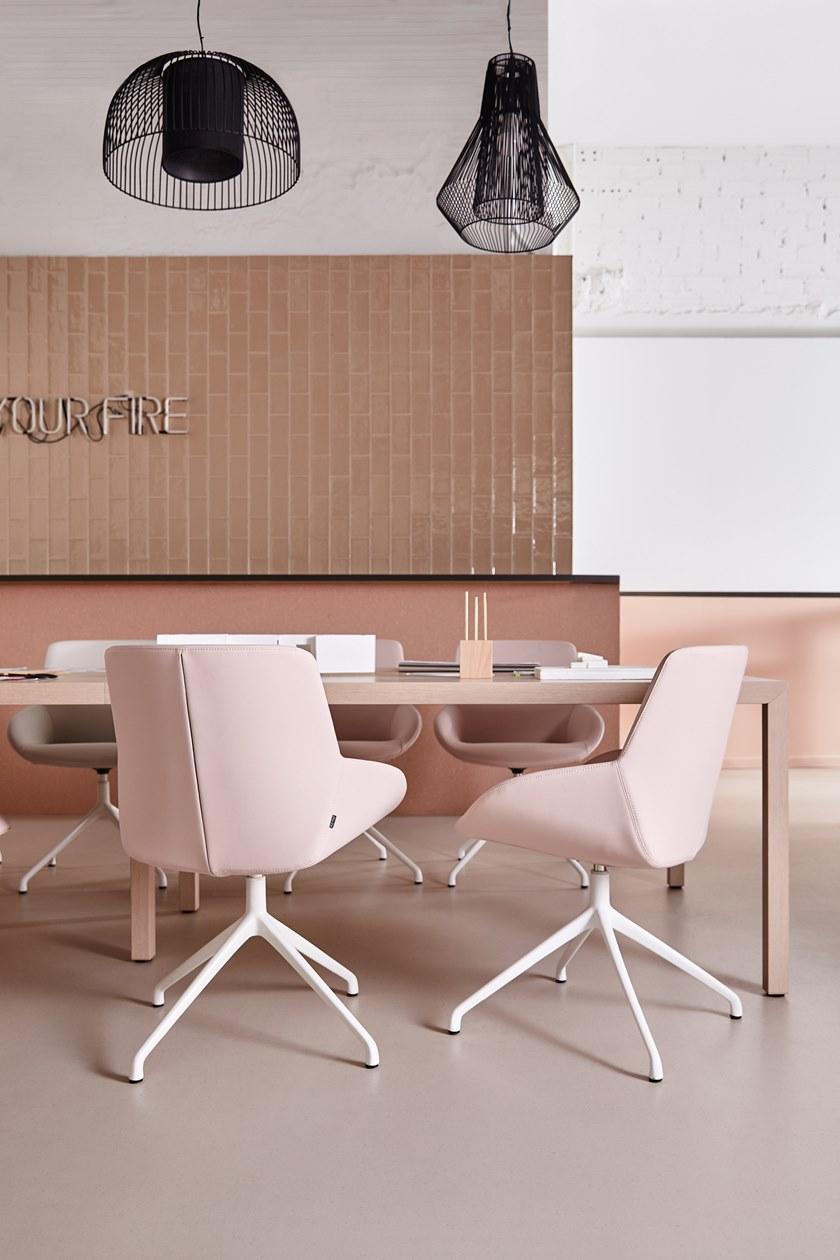 ACTIU Мягкое кожаное кресло Noom sun-id-1371669 - Вид №10