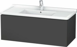 LC616604949 L-Cube Тумбочка подвесная Графит матовый, декор