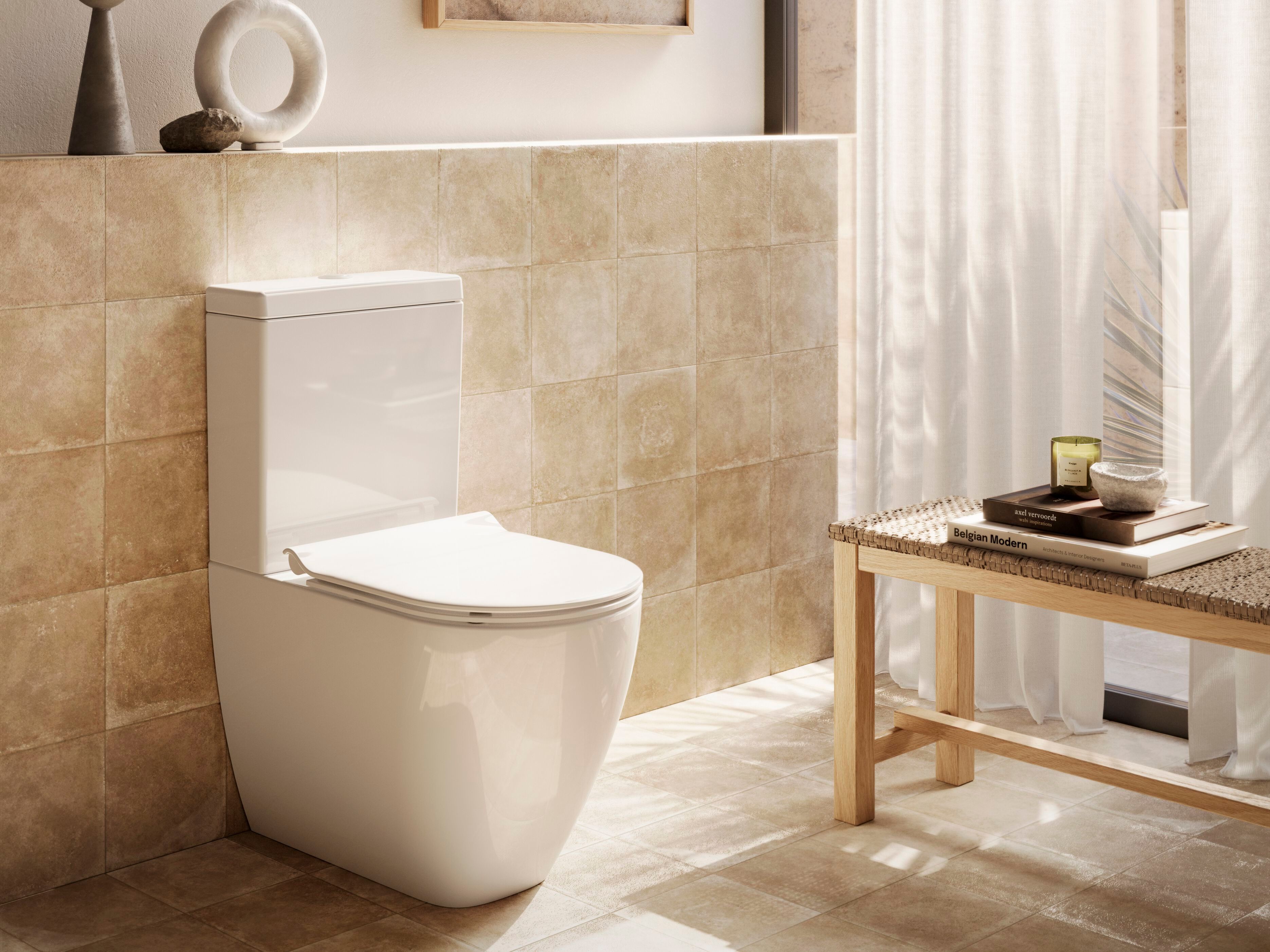 Пол керамический моноблочный туалет CERAMICA CATALANO сфера ARCH-00006694 - Вид №1