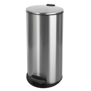 Контейнер мусорный 30 л Delinia пластик нержавеющая сталь