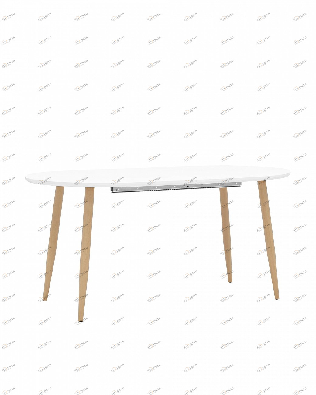 Стол обеденный раздвижной белый 160-220 см "Берген" STOOL GROUP  00-3958841 Белый 