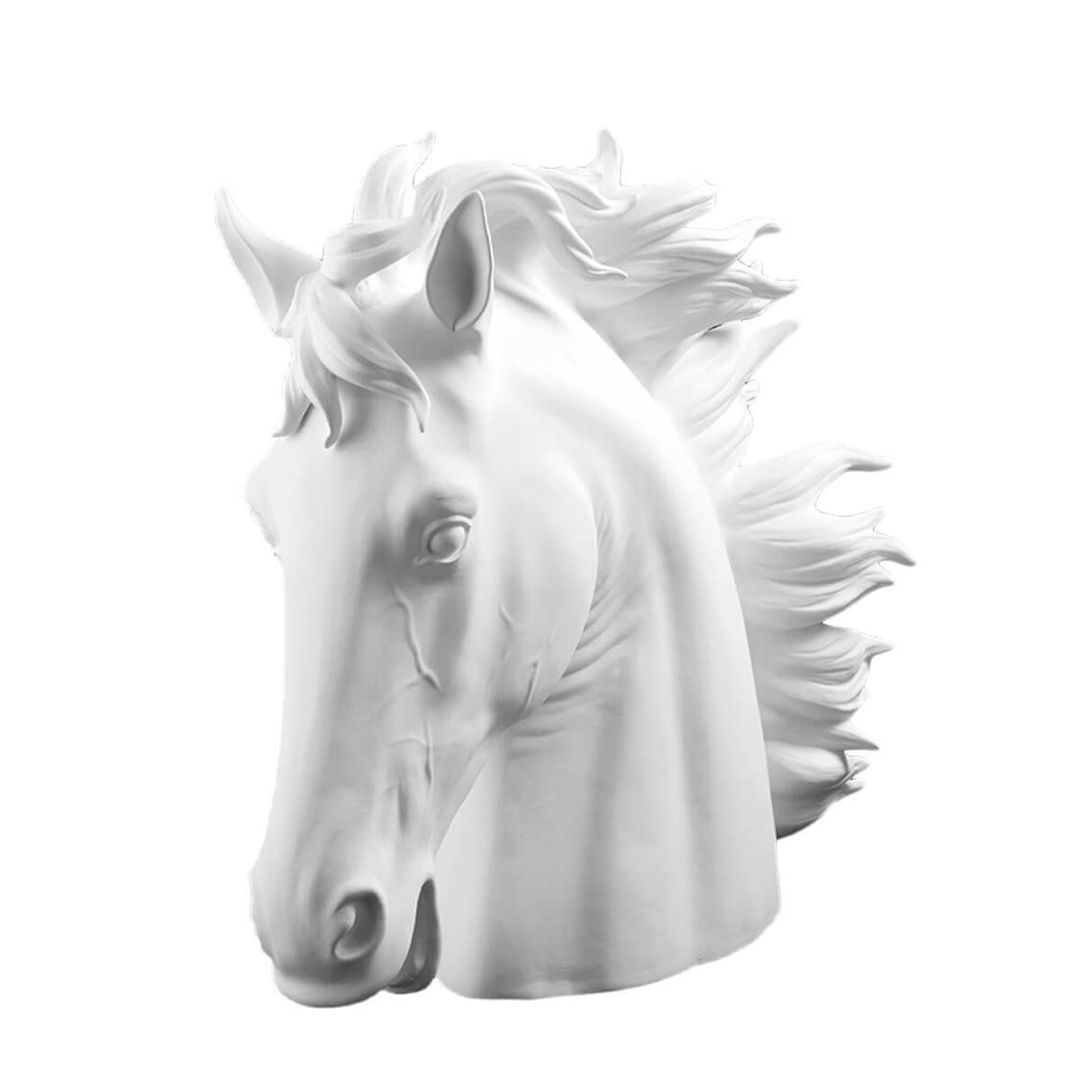 600135-10 ABHIKA ГОЛОВА ЛОШАДИ WHITE 