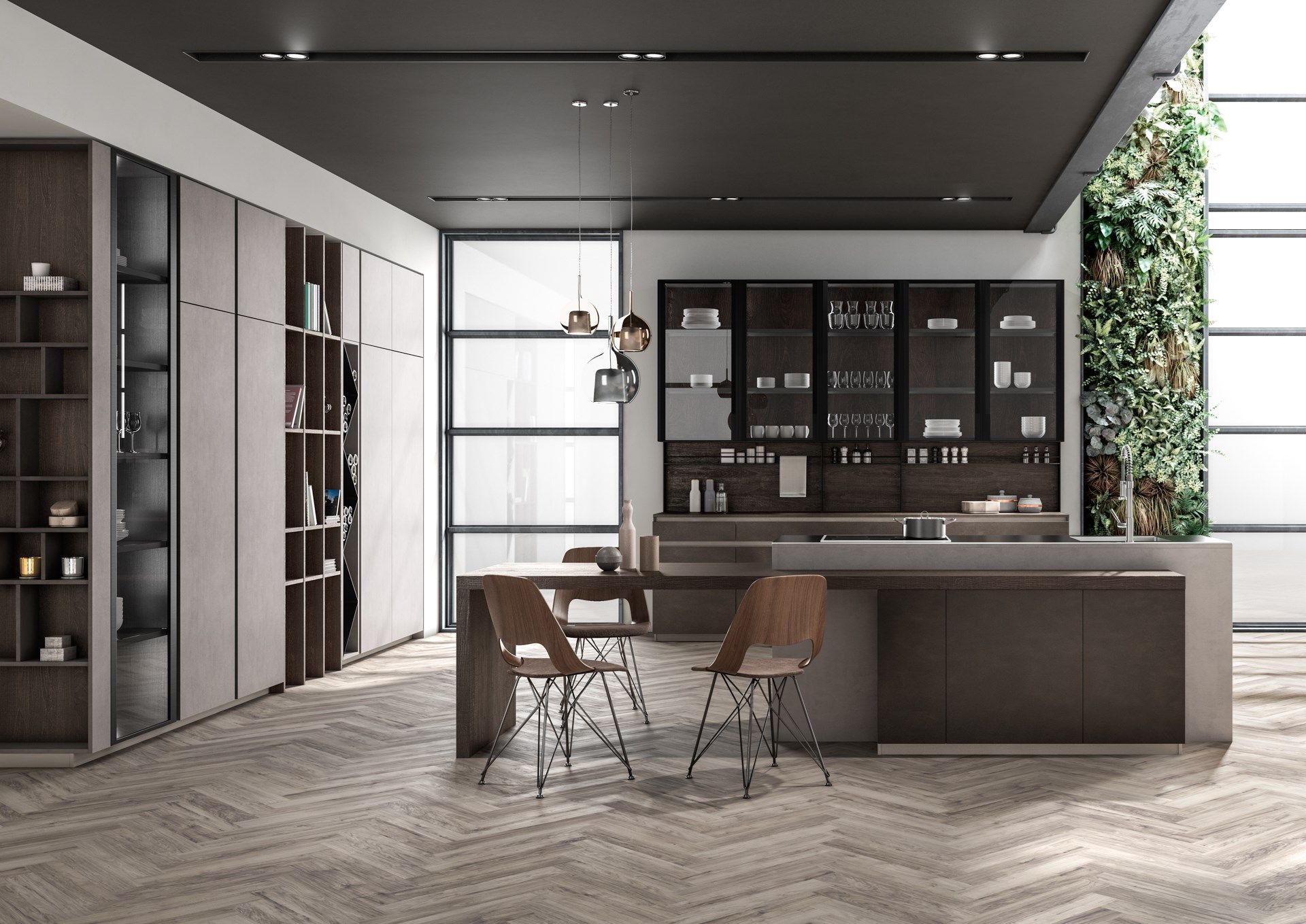 Кухня с островом Floritelli Cucine ARCH-00135583 - Вид №1