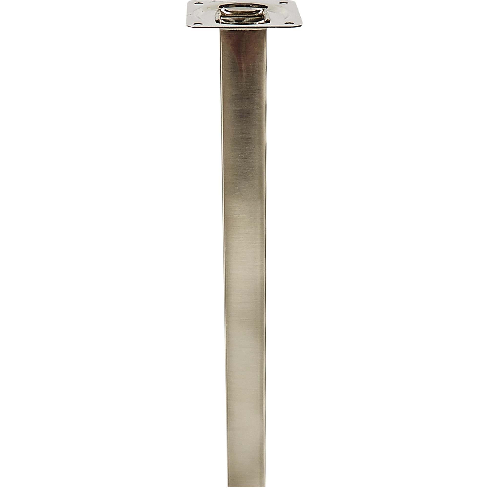 82732789 Ножка квадратная 300х25 мм, сталь, цвет никель Santreyd 