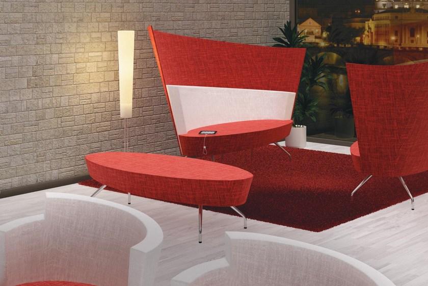 TALIN Мягкая скамья из ткани Elipse sun-id-1374843 - Вид №2