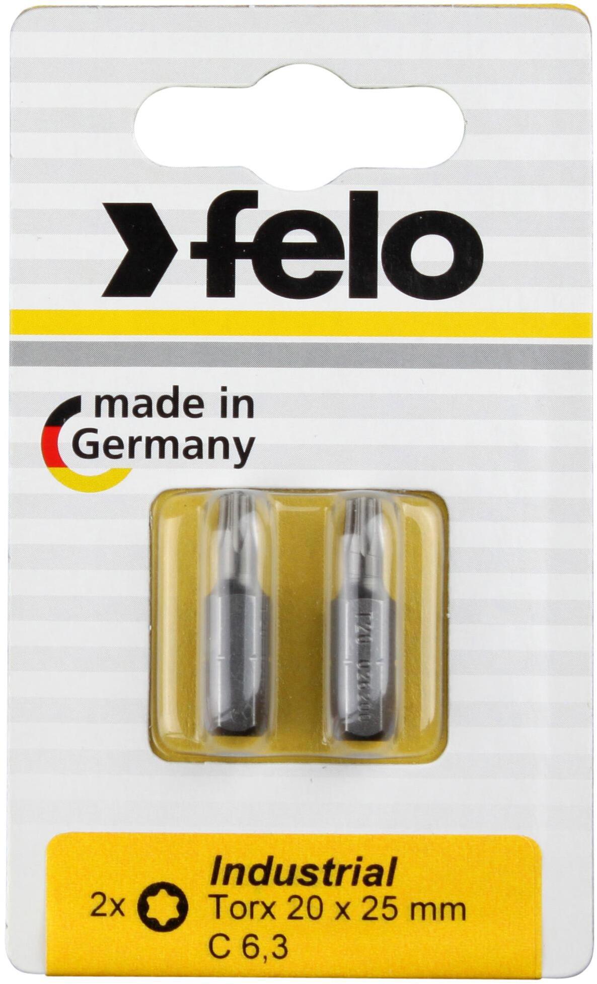 90485502 Бита Industrial 02625036 T25x25 мм, 2 шт. STLM-0246723 FELO