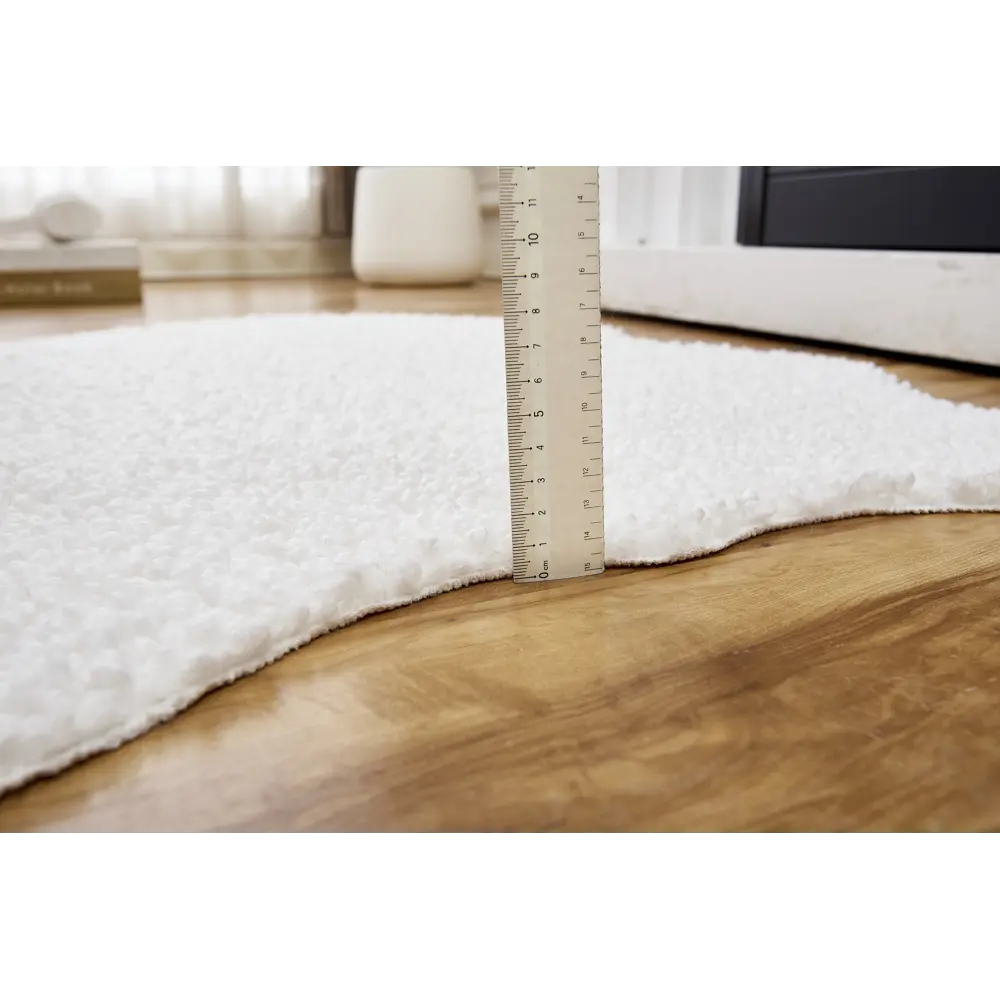 Ковер-шкура Teddy 60x90 см полиэстер цвет белая 89369392 STLM-2045594 Santreyd  - Вид №4