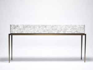 Деревянная прямоугольная консоль