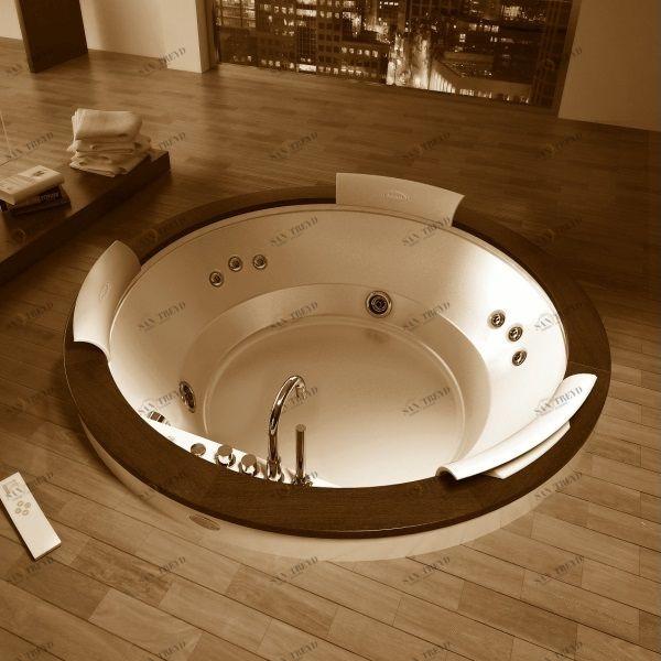 Ванна встроенная с гидромассажем "TOP" Nova 9F43-540 Jacuzzi 9F43540