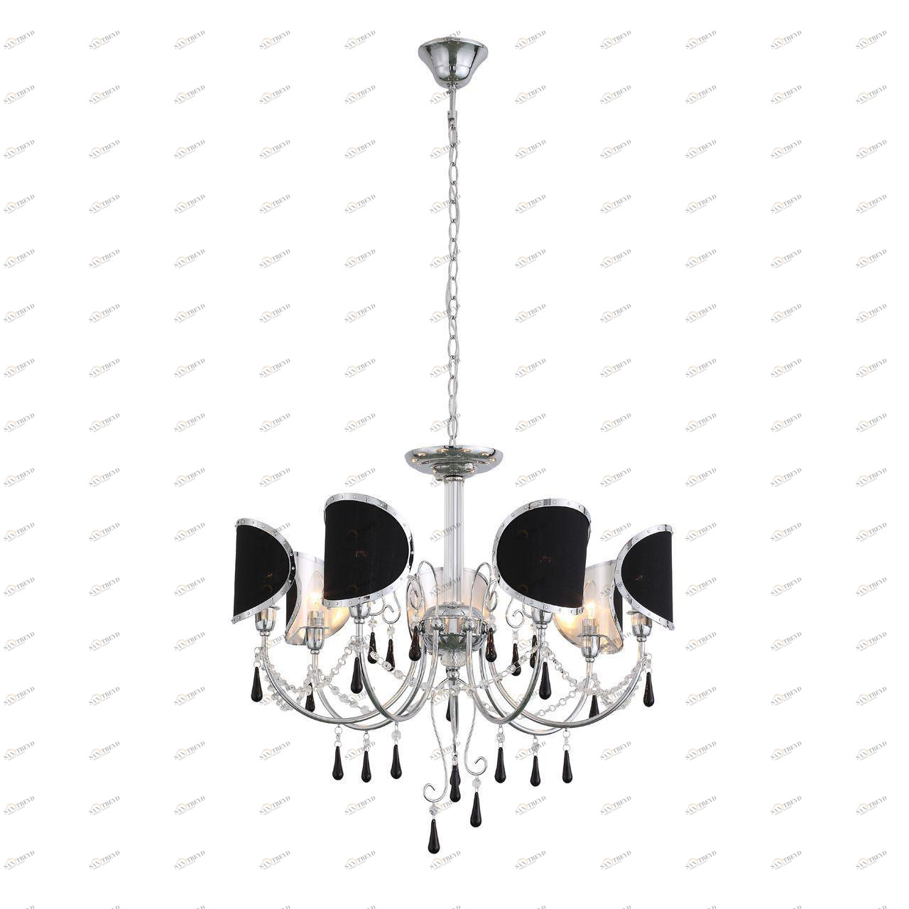 Подвесная люстра ST Luce Faccialuna SL173.103.07 ST LUCE ДИЗАЙНЕРСКИЕ, FACCIALUNA 138048 Черный 