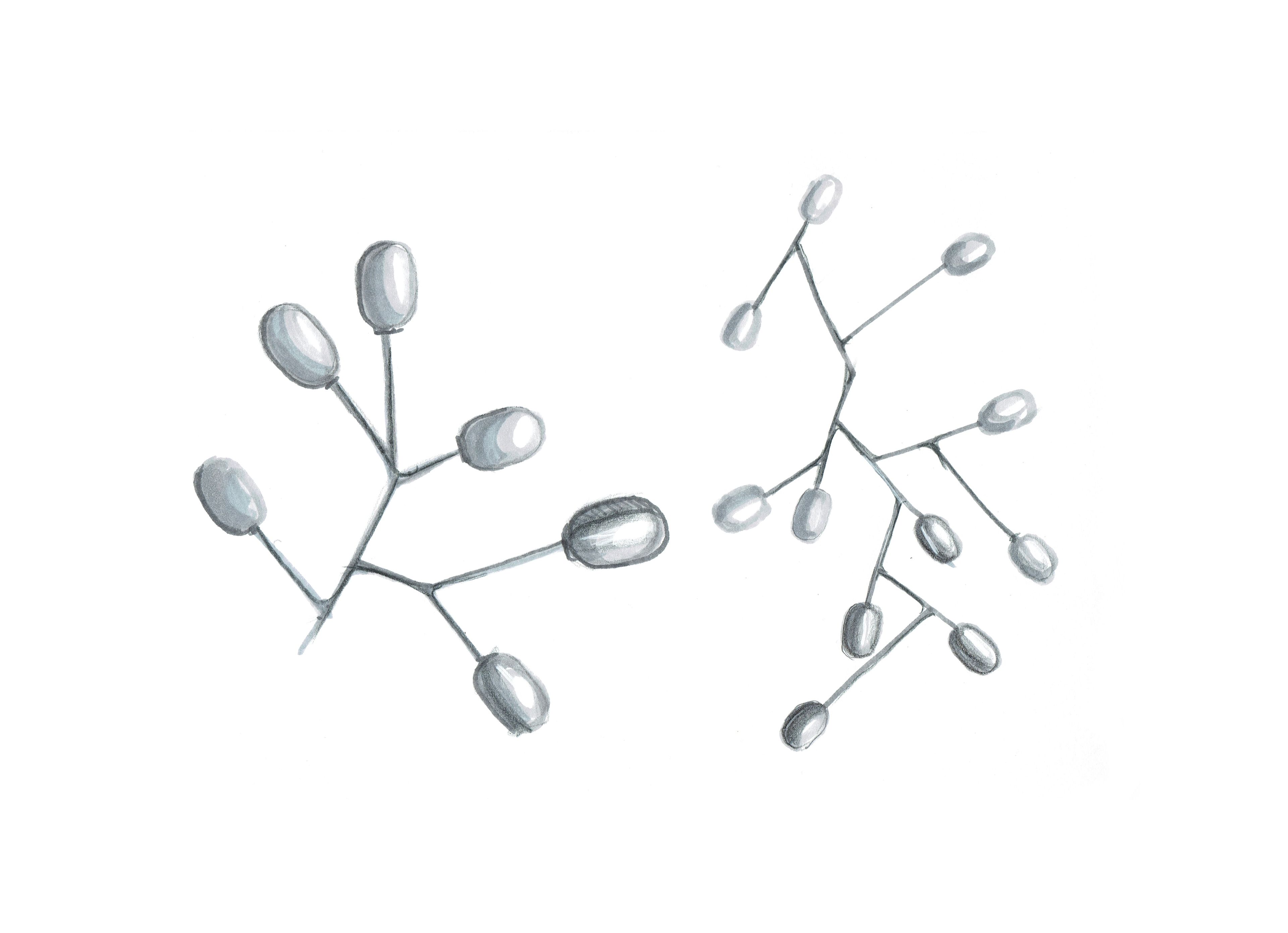 Настольная лампа из дутого стекла и металла BROKIS Ivy ARCH-00093093 - Вид №12