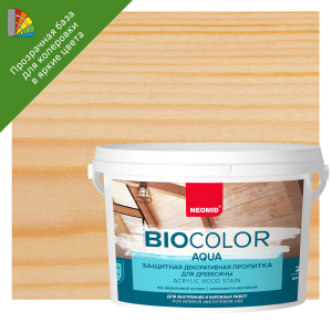 86484698 Пропитка для дерева Bio Color Aqua акриловая матовая прозрачная 2.3 л STLM-0069216 NEOMID