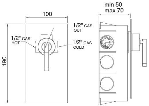 Rubinetterie Treemme Archè  0208  - Вид №1