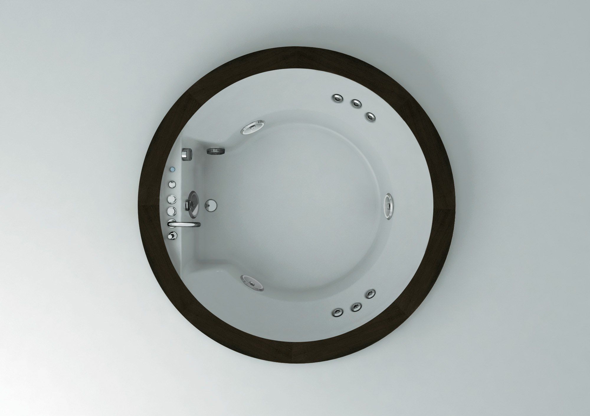 Круглая ванна в центре комнаты с джакузи Jacuzzi® ARCH-00033915 - Вид №3