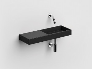 CL/03.12239 Подвесная раковина настенная прямоугольная Clou Mini Wash Me черная