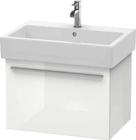 XL604202222 Тумбочка подвесная X-Large #XL6042 650 x 443 мм Белый глянцевый декор Duravit - Вид №2