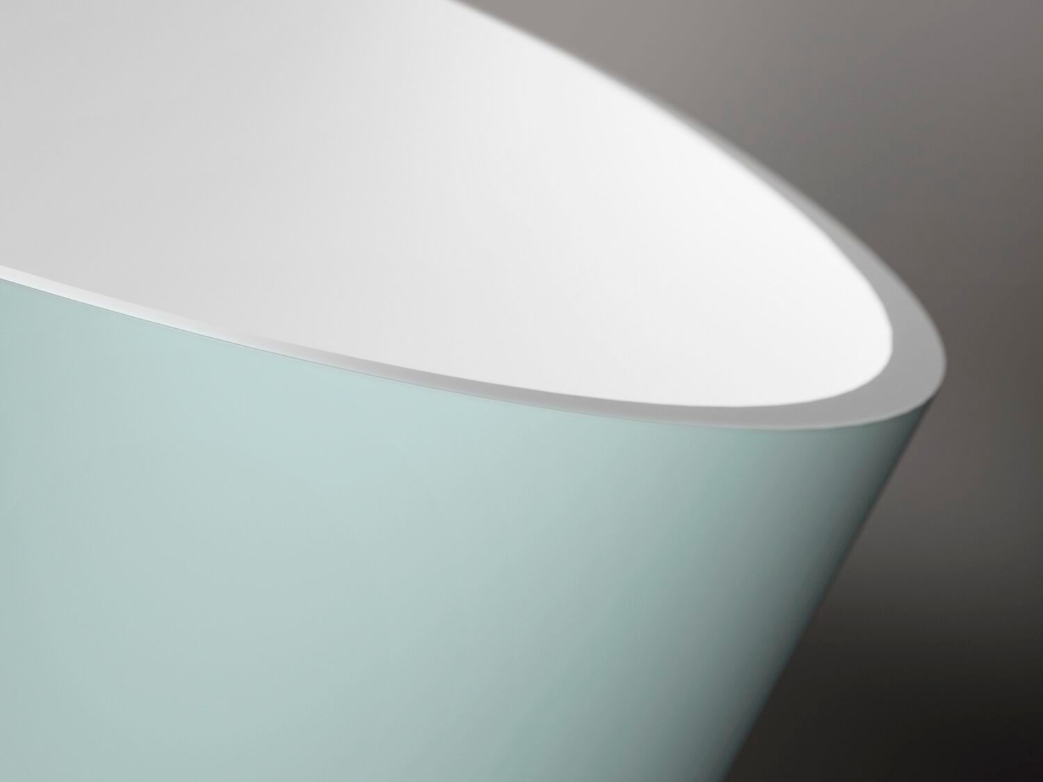 Овальная ванна в центре комнаты в твердой поверхности Gruppo Treesse мебель для ванной комнаты-отдельно стоящие ванны ARCH-00027375 - Вид №9