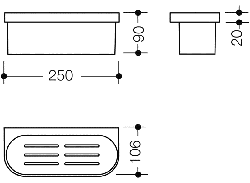 800.03.30041 корзина для душа HEWI USA Produkte  - Вид №13