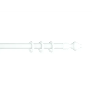 Карниз настенный DOMLEGRAND Кантри однорядный 240 см белый 89431391