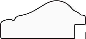 BY 0791 Зеркало в багетной раме - алебастр 48 mm EVOFORM Definite - Вид №3