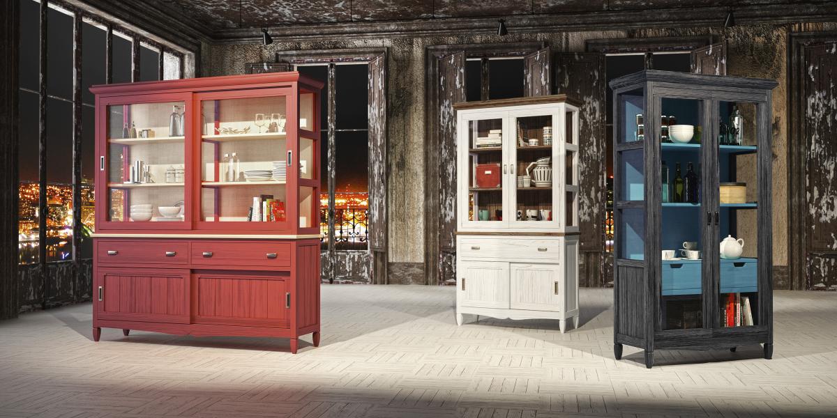 090631 Шкаф-витрина Grupo Seys Amberes Santreyd  - Вид №2