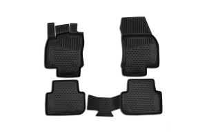 16023797 Коврики в салон Volkswagen Tiguan, 2017-, 5 дверей, короткий кузов, 4 шт. 5154210k ELEMENT