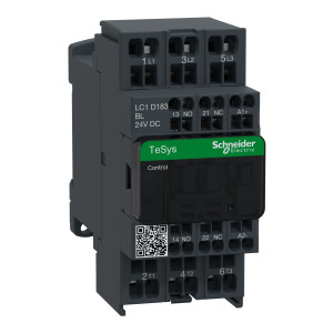 LC1D183BL Контактор LC1D 3P 18А 440/24В DC 9кВт Schneider Electric TeSys