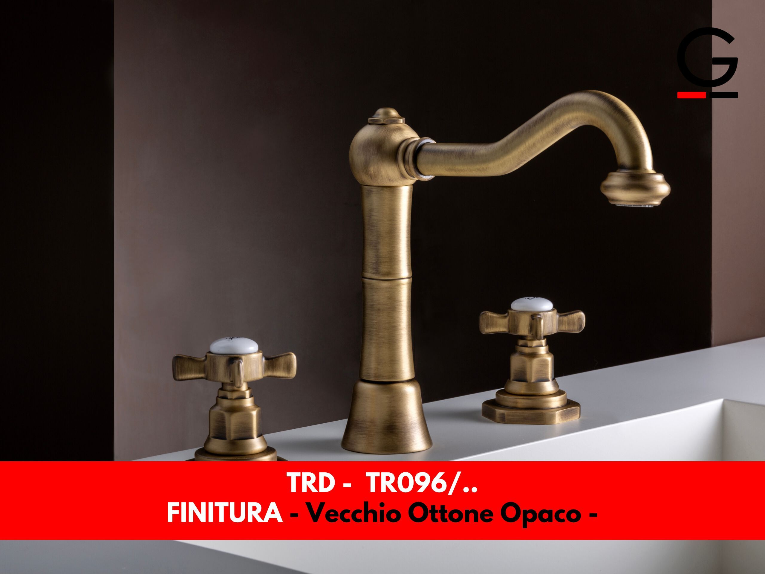 Смеситель для раковины с раздельными розетками GATTONI TRD ARCH-00053525 - Вид №1