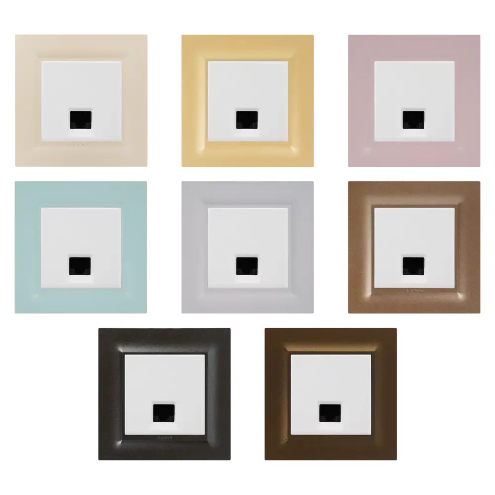 82064612 Розетка компьютерная встраиваемая Legrand Structura RJ45 UTP cat 5 цвет белый STLM-0018603 - Вид №1