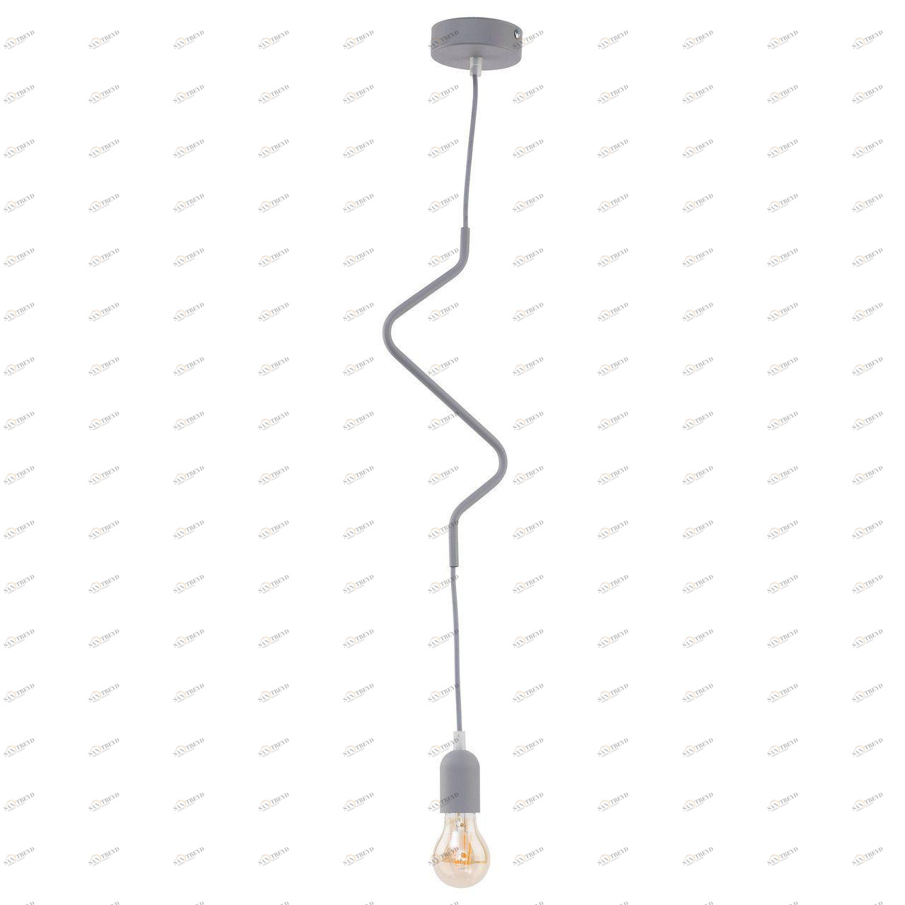 Подвесной светильник TK Lighting 2437 Zigzak TK LIGHTING ZIGZAK GRAY 196413 Серый 