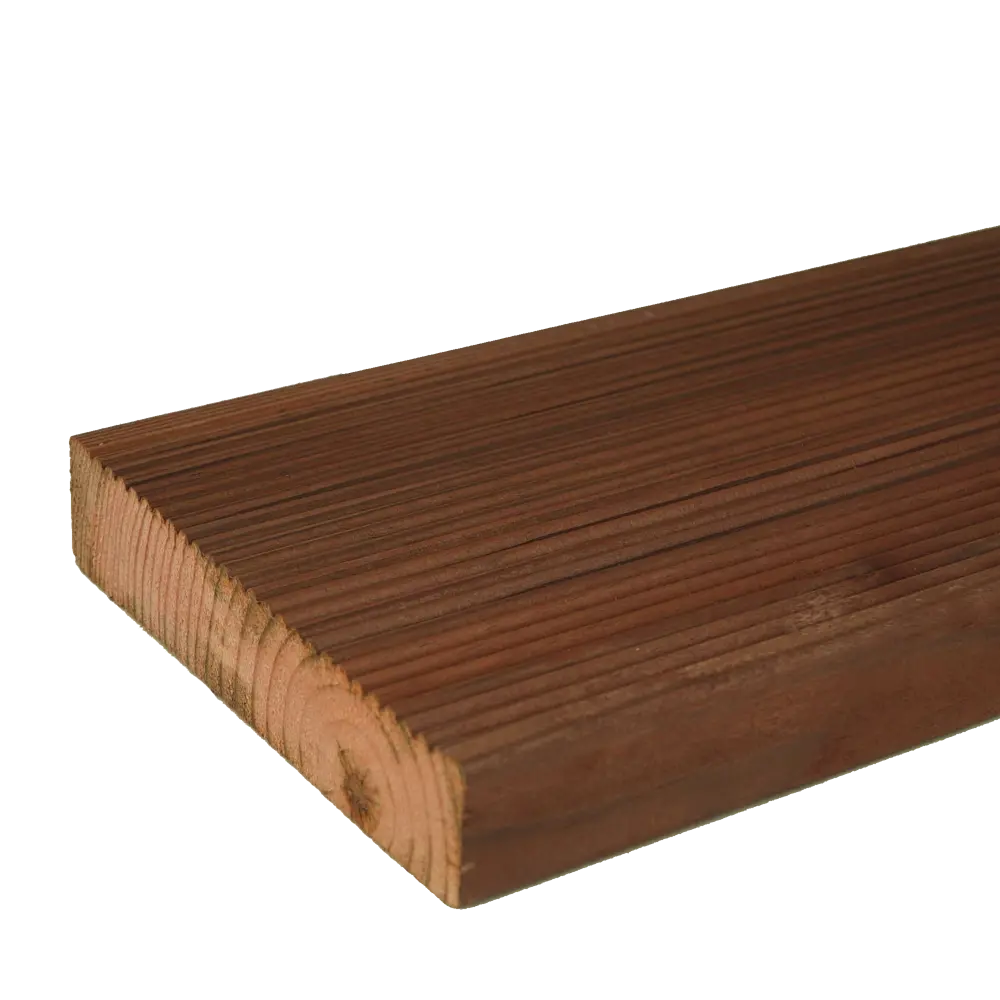 Террасная доска импрегнированная хвоя 28x140x6000 мм вельвет 0.84 м² РУСШПАЛА STLM-2062796