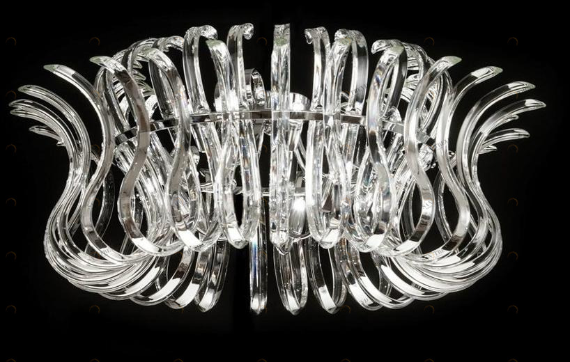 Metal Lux Хрустальный потолочный светильник Wave sun-id-1379534