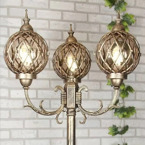 Садово-парковый светильник Elektrostandard Sirius 4690389017407 ELEKTROSTANDARD ФОНАРЬ 268794 Золотой