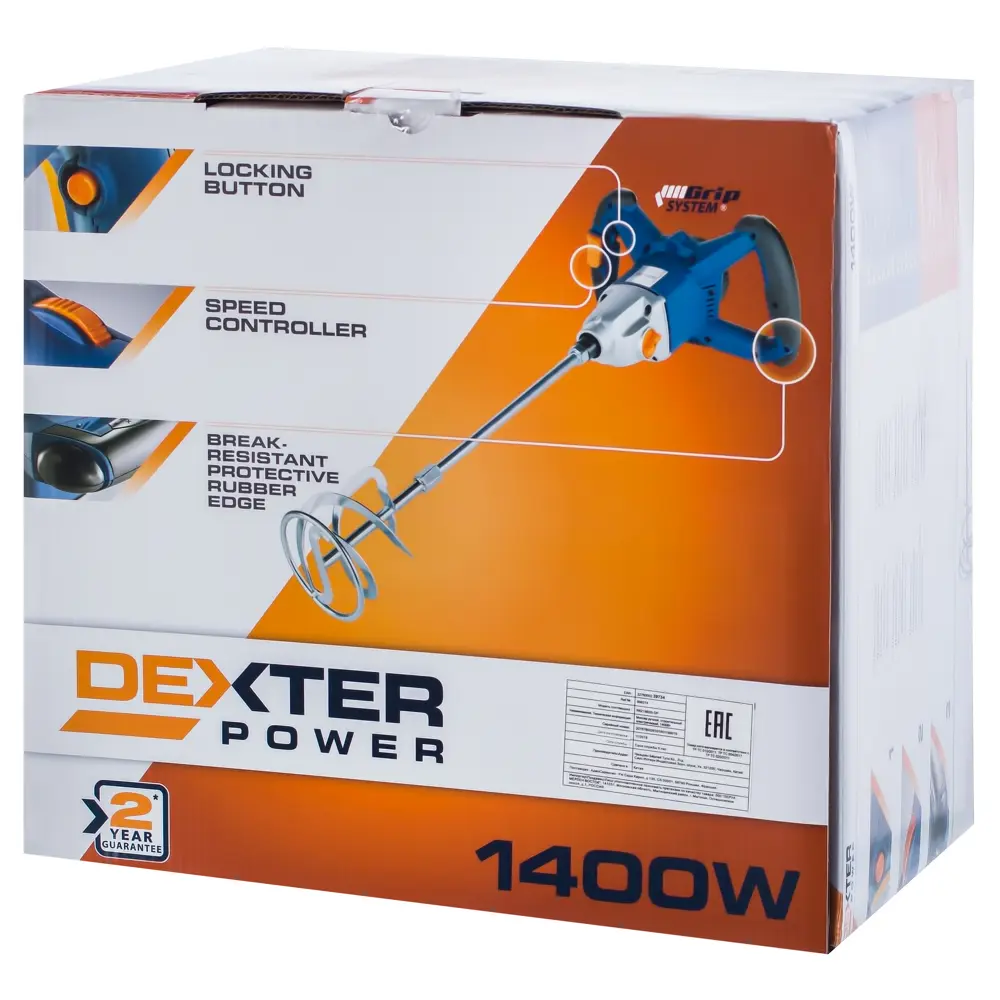Миксер Dexter Power R6219B3S-DP, 1400 Вт 18065321 STLM-2202437  - Вид №4