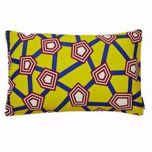 Хлопковая подушка с дизайнерским принтом "Penta" 57x35 см