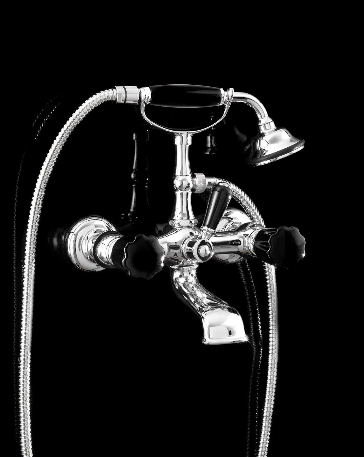 DDMRBL333M Кран для ванны настенный Black Morris Devon&Devon  - Вид №1