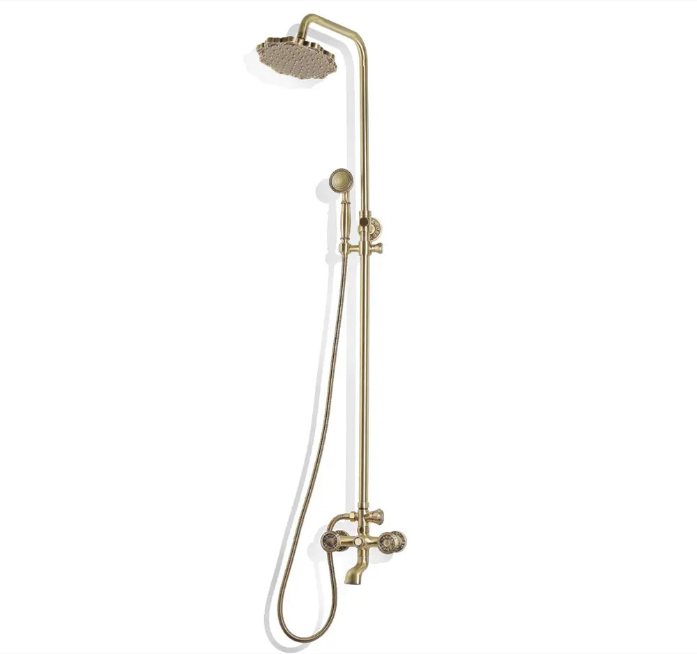 93840023 Душевая стойка Bronze De Luxe Royal 10121F STLM-0979644