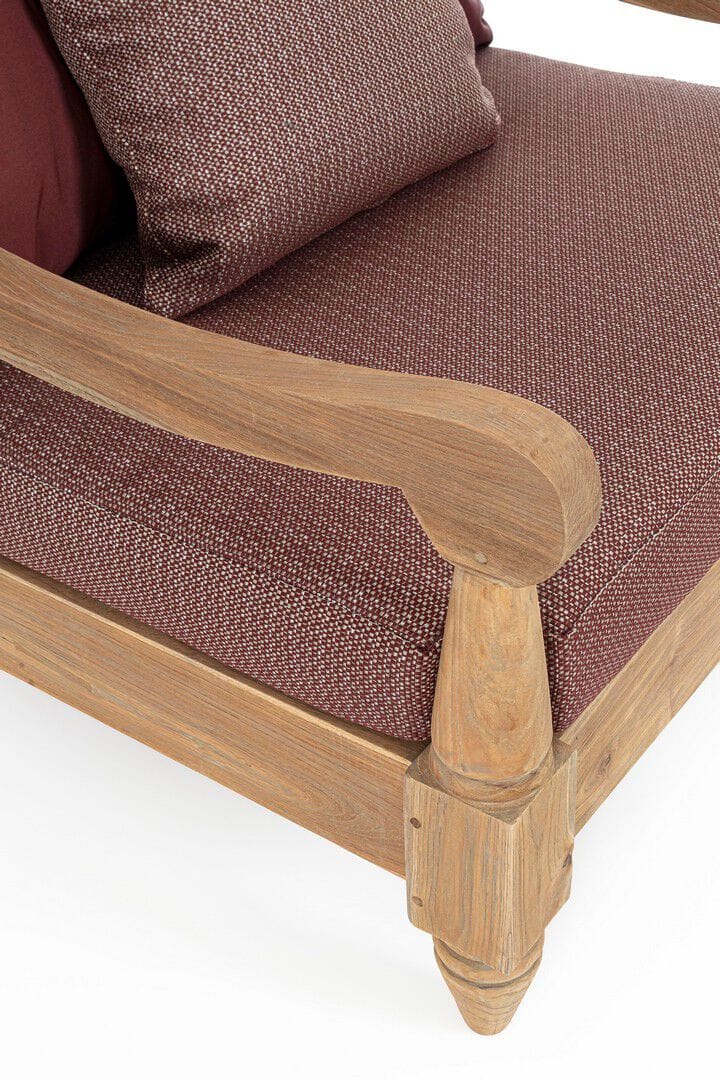 Съемное тканевое садовое кресло с подлокотниками BIZZOTTO Bali ARCH-00087694 - Вид №7