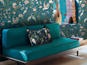 Обивочная ткань с цветочным рисунком