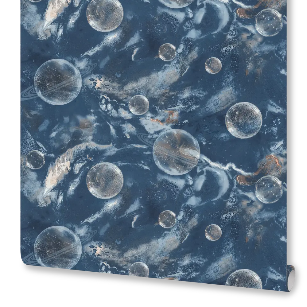 Обои флизелиновые Monte Solaro Universe синие абстрактные 1.06 м 89423732 STLM-1563895