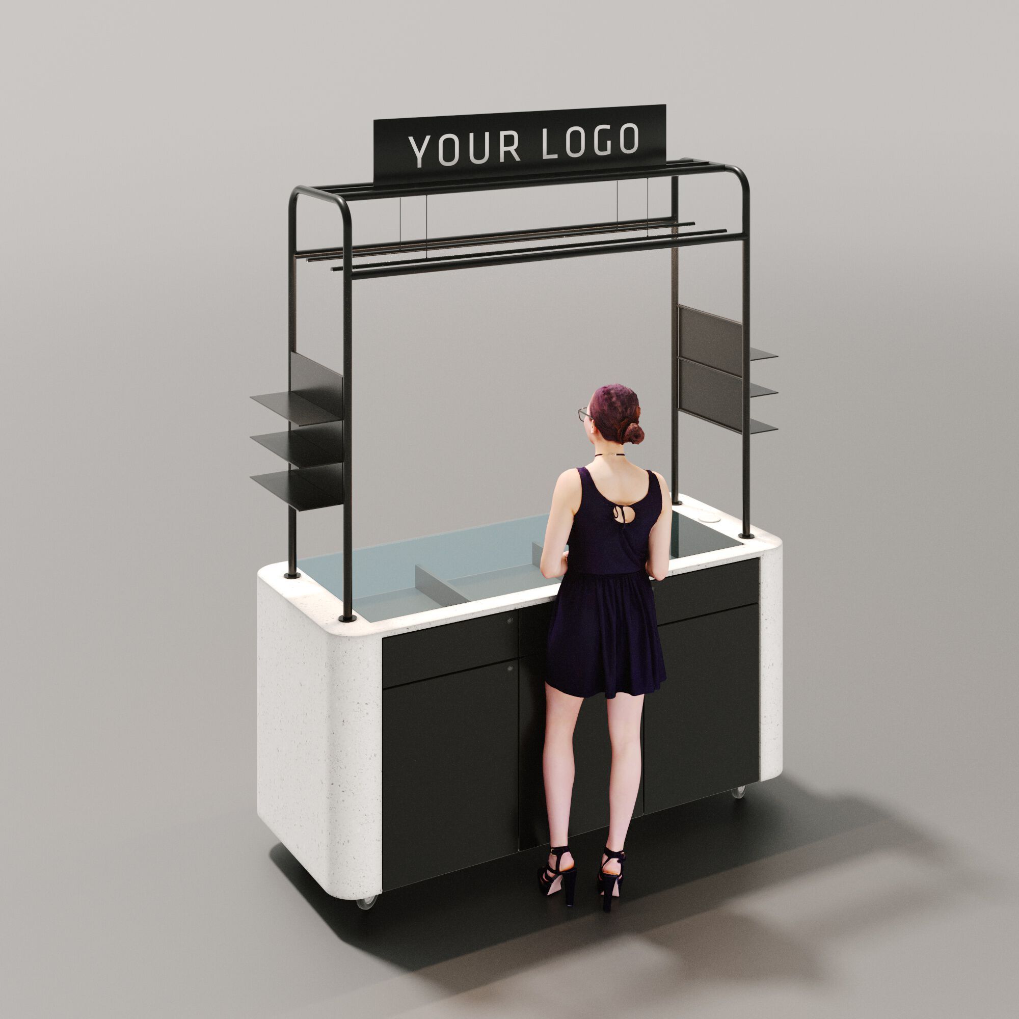 Мобильные киоски для торговых центров AMOSDESIGN SIMPLE ARCH-00146740 - Вид №6