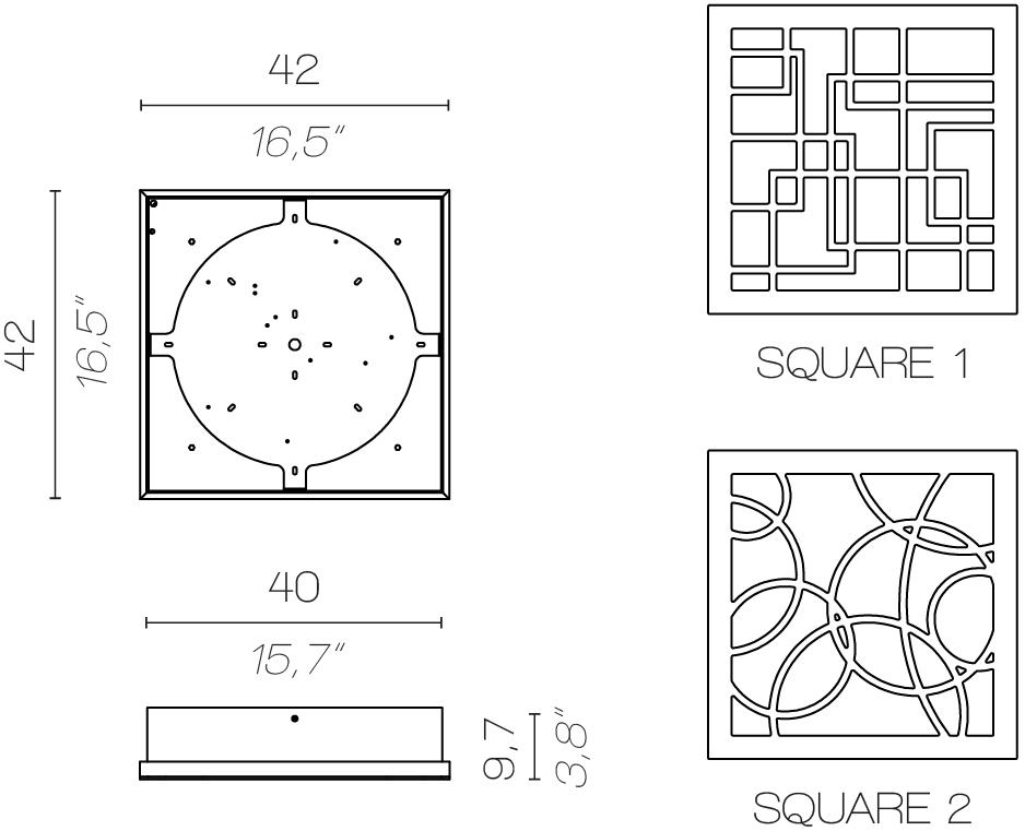 Contardi Светодиодный потолочный светильник Resette sun-id-1428525 - Вид №2